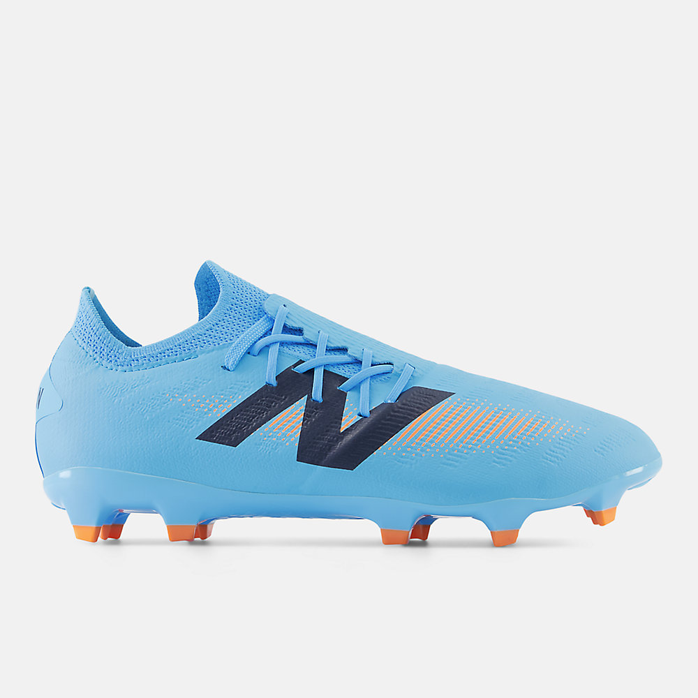 New Balance FURON DESTROY FG V7+ Shoes Team Sky Blue with Mango